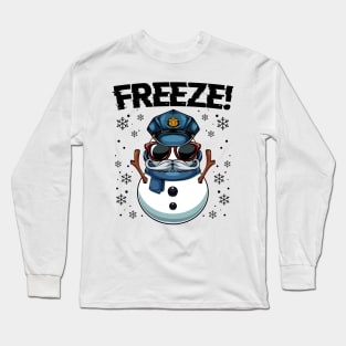 Christmas Snowman Long Sleeve T-Shirt